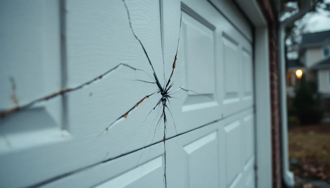 Garage Door Hinge Replacement in Rochester