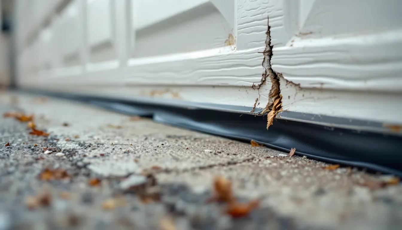 Garage Door Bottom Seal Replacement in Rochester
