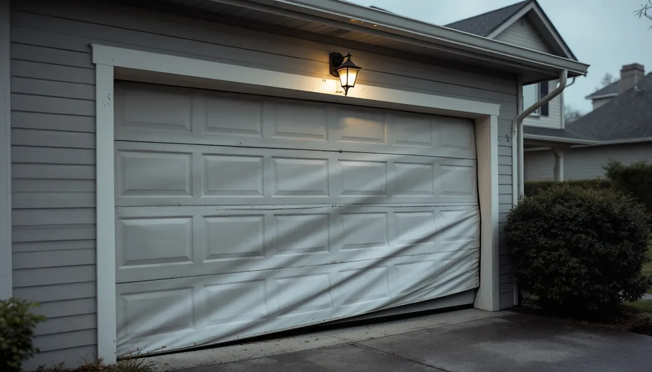 Garage Door Strut Installation in Rochester