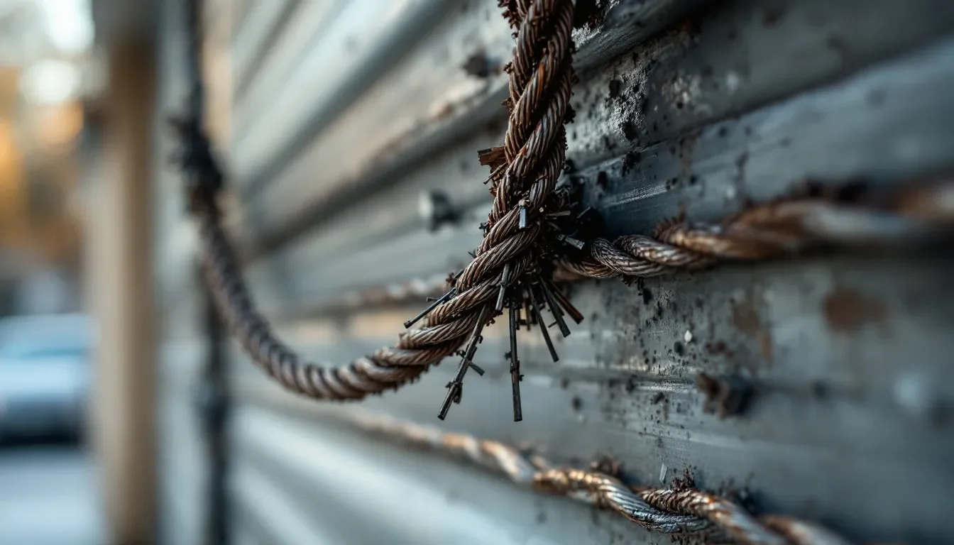 Garage Door Cable Repair in Rochester